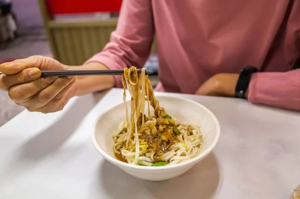 台湾名小吃芝麻酱面 — 图库照片