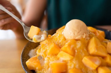 mango ünlü Tayvanlı aperatifler buz tıraş