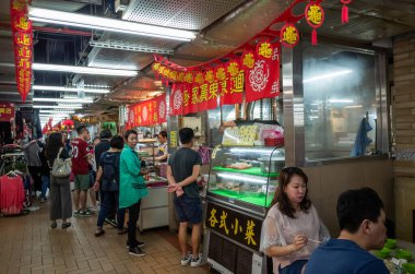 Yongle kumaş Marke geleneksel pazarda Restoran