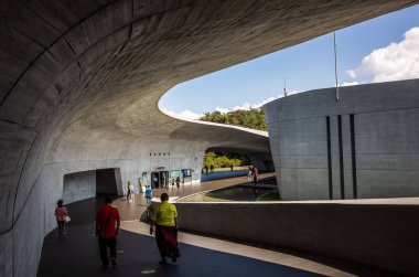 Xiangshan Ziyaretçi Merkezi modern mimarisi