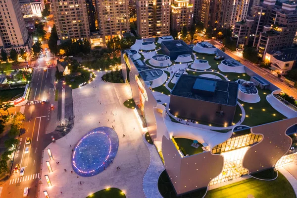 Edificio moderno del Teatro Nacional Taichung — Foto de Stock