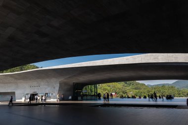 Xiangshan Ziyaretçi Merkezi modern mimarisi