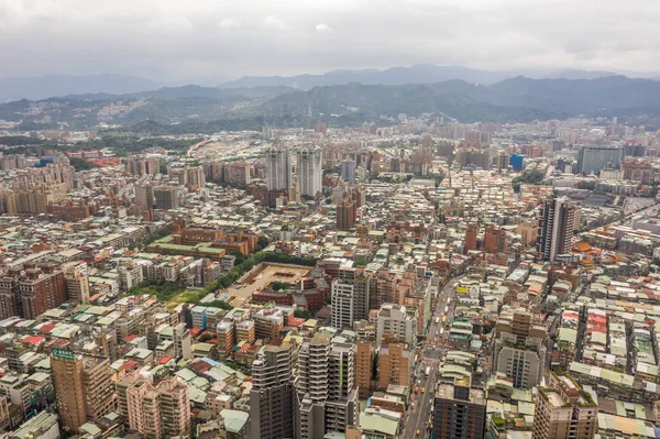 Mattina paesaggio urbano con a Banqiao — Foto Stock