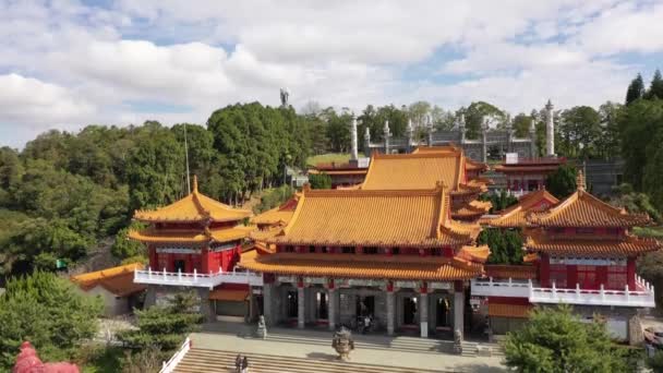 Wenwu templo em Sun Moon Lake — Vídeo de Stock