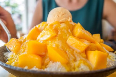 mango ünlü Tayvanlı aperatifler buz tıraş