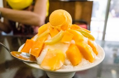 mango ünlü Tayvanlı aperatifler buz tıraş