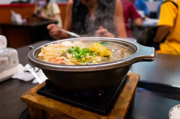 Büdös tofu forró pot Tajvanon — Stock Fotó