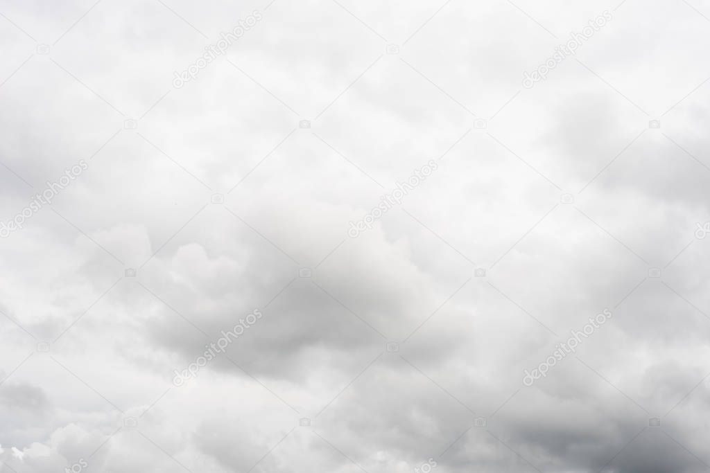 cloudy sky with heavy clouds