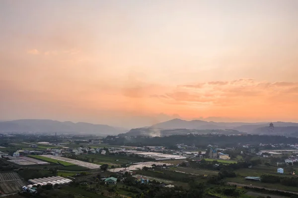 Paisagem com paisagem agrícola cênica no município de Puli — Fotografia de Stock