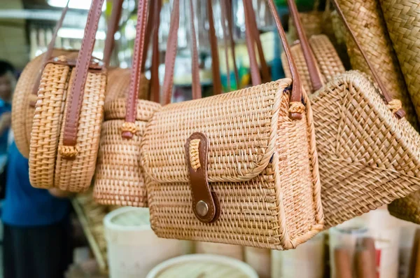 Bolsas de bambú tradicionales — Foto de Stock