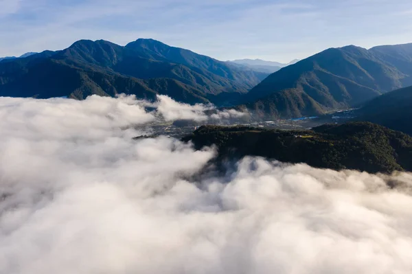 Vista aérea da paisagem urbana de Puli — Fotografia de Stock