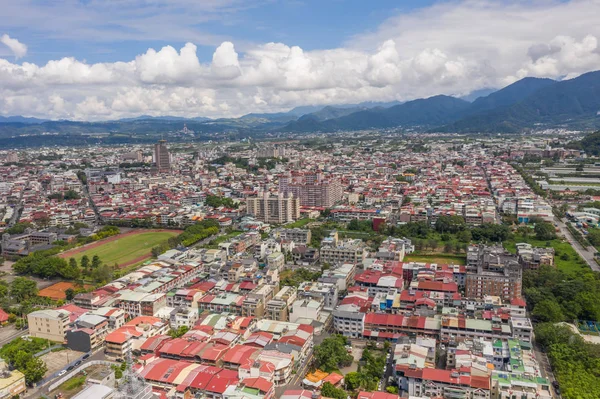 Vista aérea da cidade de Puli — Fotografia de Stock