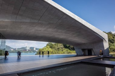 Xiangshan Ziyaretçi Merkezi modern mimarisi