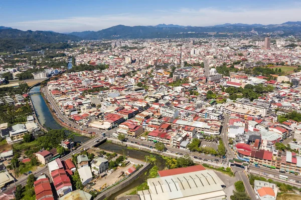 Vista aérea da cidade de Puli — Fotografia de Stock