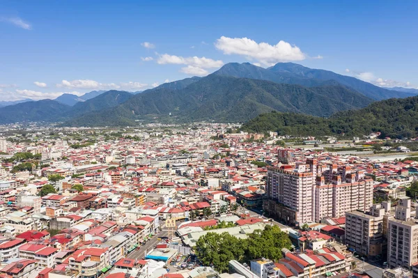 Vista aérea da cidade de Puli — Fotografia de Stock