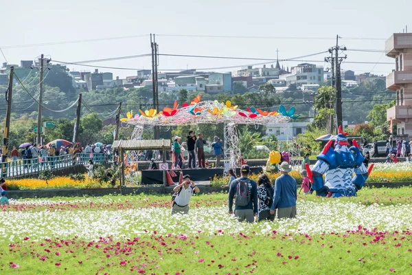 Daxi evenement van Taoyuan Flower Festival — Stockfoto