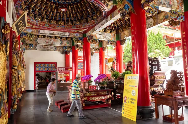 Edifício interior do famoso marco do templo Wenwu — Fotografia de Stock