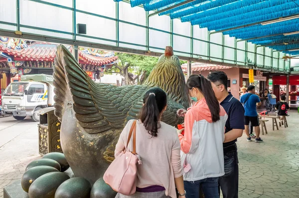 Famosa atração do Templo Zi Nan em Zhushan — Fotografia de Stock