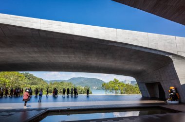Xiangshan Ziyaretçi Merkezi modern mimarisi