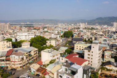 Kültür merkezi binasının havadan görünüşü