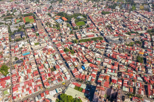 Vista aérea da cidade de Puli — Fotografia de Stock