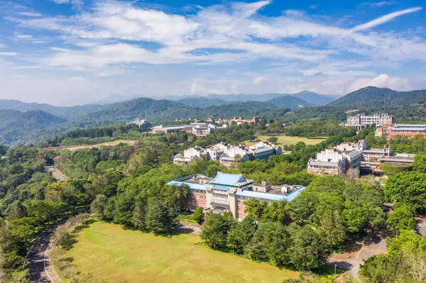 Luftaufnahme der nationalen Chi-nan-Universität — Stockfoto