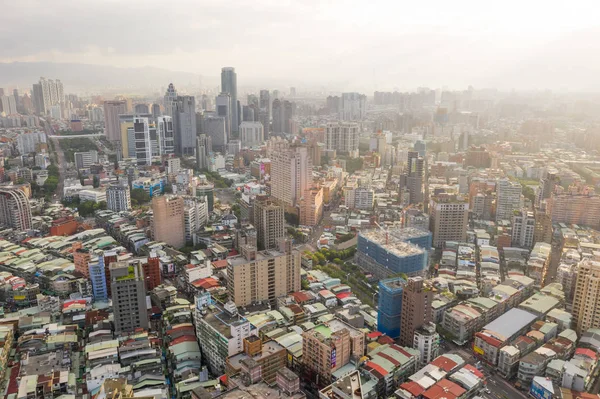 Mattina paesaggio urbano con a Banqiao — Foto Stock