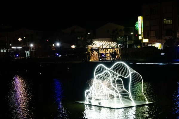 Yuejin Lanterna Festival 2020 em Taiwan — Fotografia de Stock