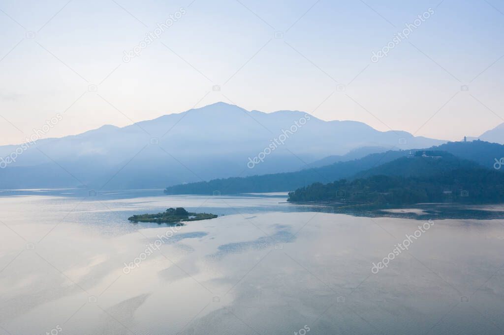 famous Sun Moon Lake landscape