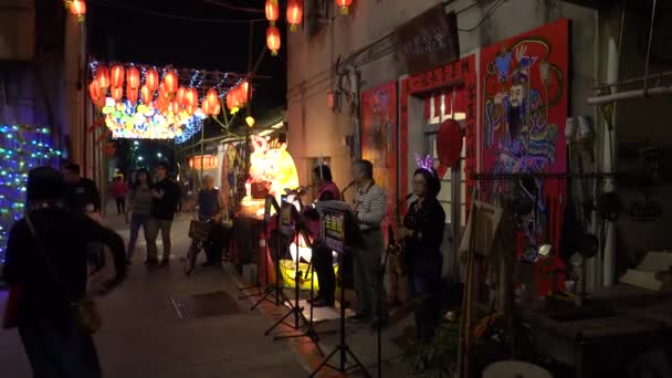 Beigang 'da fener festivali — Stok video