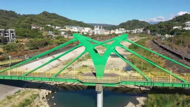 Ponte moderno a Taichung City — Video Stock