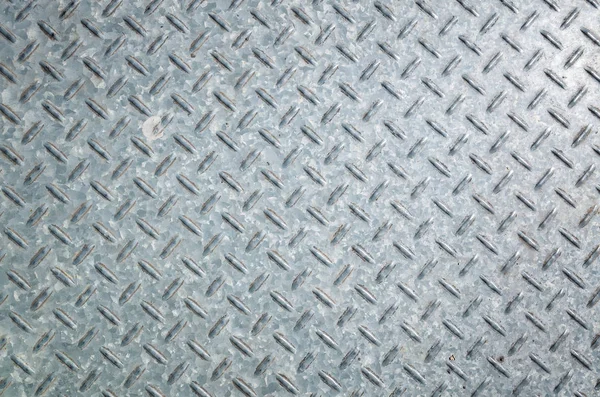 Background Metal Diamond Plate Silver Color — Stock Photo, Image