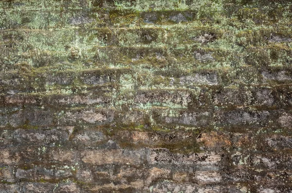 Moisture Aged Cement Brick Wall Background Good Weathered Texture — Stock Photo, Image