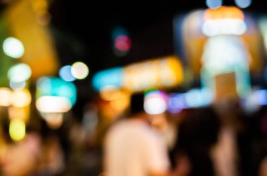 soyut sığ odak arkaplan derinliğindeki gece pazarı