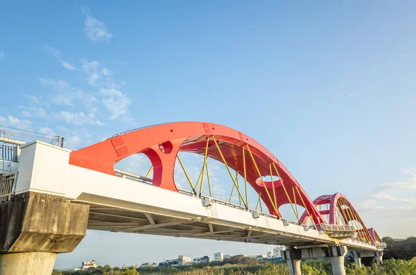 Yunlin Taiwan Feb 12Th 2020 Beigang Sightsee Bridge Low Yunlin — 스톡 사진