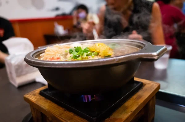 Traditional Taiwanese Snacks Stinky Tofu Hot Pot Taiwan — Stock Photo, Image