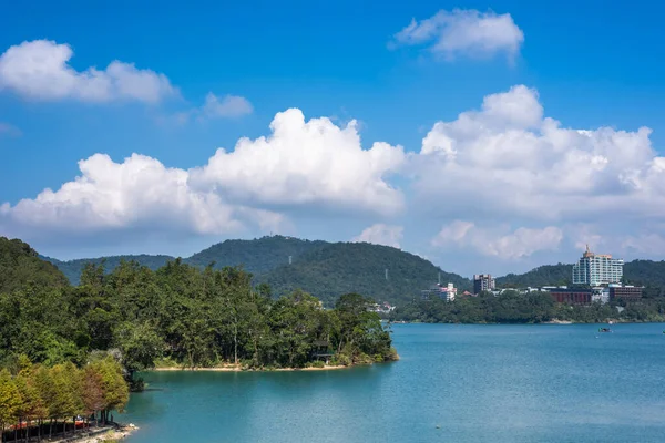 Meşhur Eğlence Merkezi Sun Moon Gölü Yuchi Kasabası Nantou Ilçesi — Stok fotoğraf