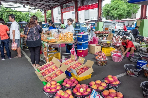 Yujing Tchaj Wan Července 2019 Yujing Fruits Marketplace Tainan Tchaj — Stock fotografie