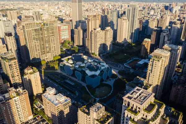 Taichung Taiwán Noviembre 2019 Paisaje Urbano Ciudad Taichung Con Rascacielos — Foto de Stock