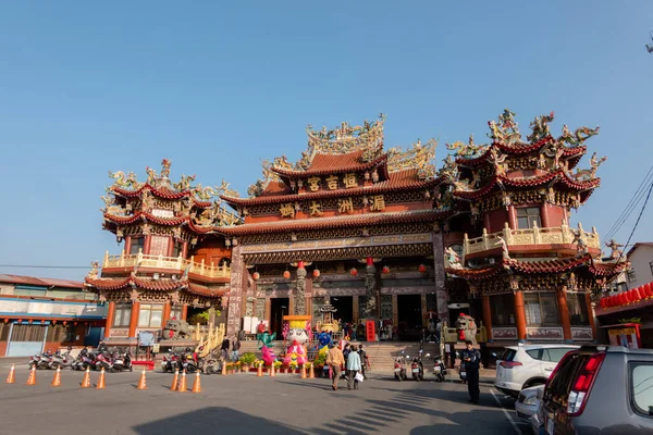 Nantou Taiwan Februar 2020 Puli Heng Gong Matsu Tempel Mit — Stockfoto