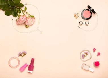 Şık kadın kozmetik ve Aksesuar