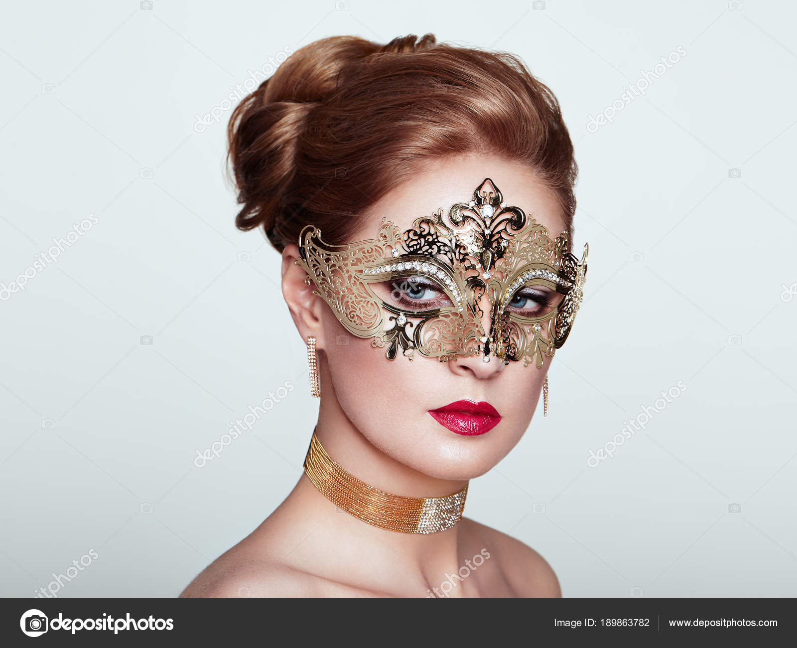 Venetian Masquerade Mask Stock Photo