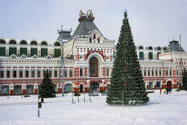 Maison d'exposition, ensemble de fragments de la foire Nijni Novgorod — Photo