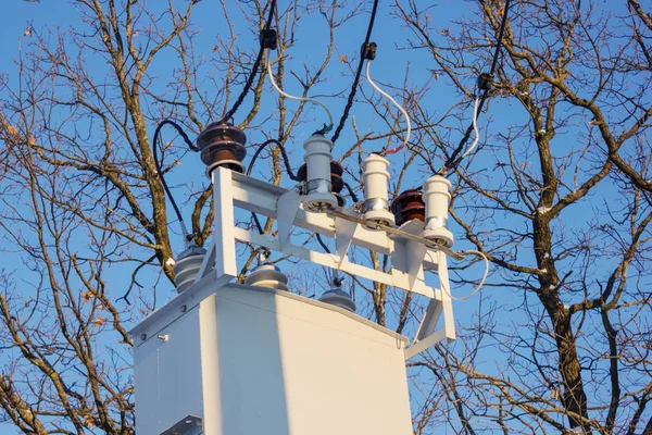 Vstupní zařízení elektrické rozvodny — Stock fotografie