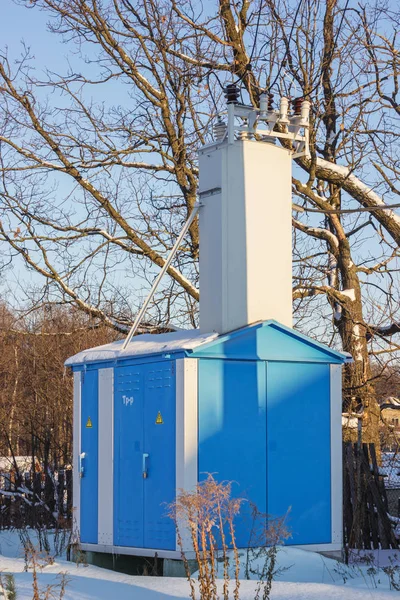 Macht onderstation voor buitenopstelling — Stockfoto