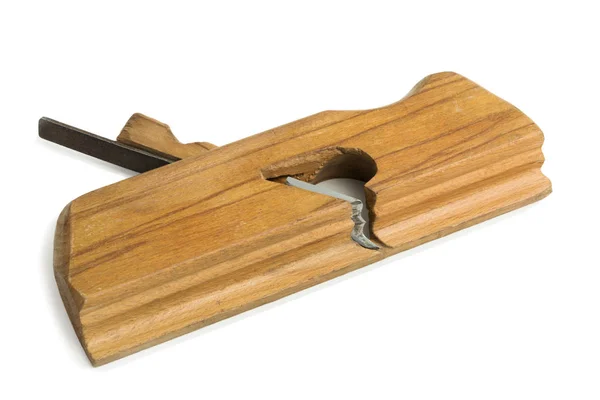 Wooden jack-plane with shaped blade — Stock Photo, Image