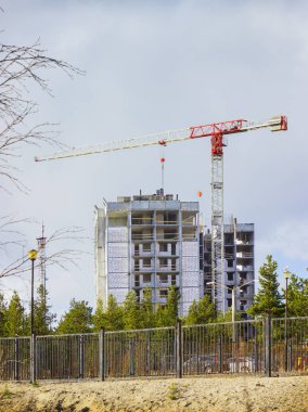 Kola Nükleer Santrali çalışanlarının İnşaat