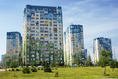 Nizhny Novgorod, modern evler çok