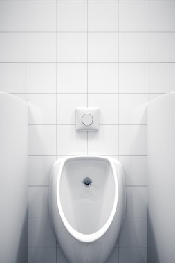 White urinal with space clipart