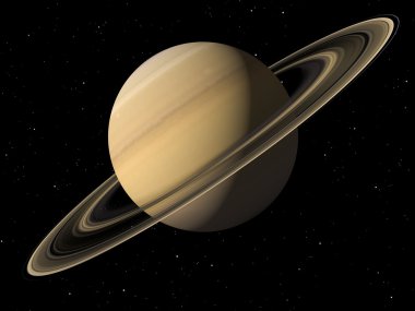Gezegen Satürn Nasa dokular ile